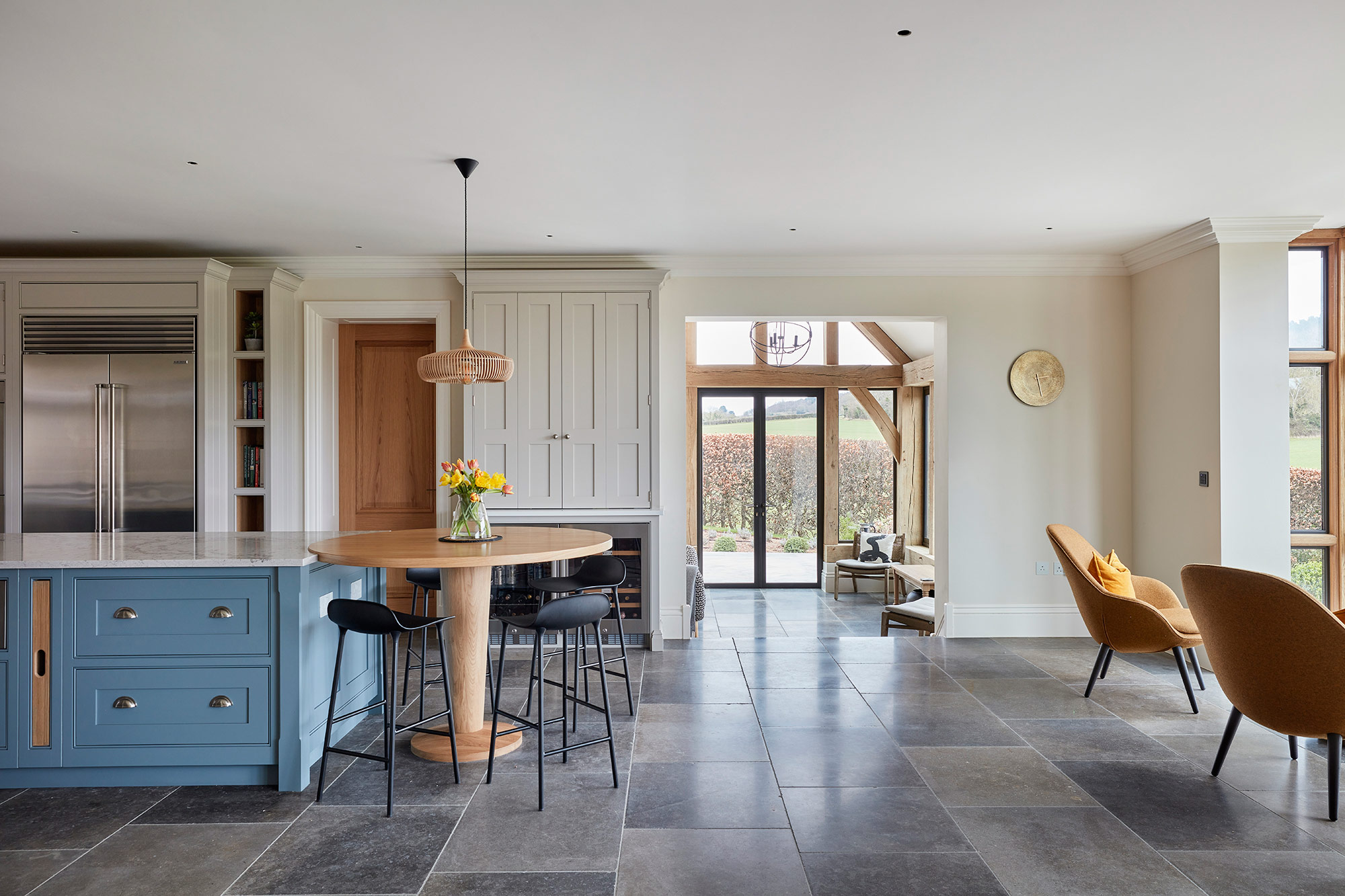 Interior view of kitchen - New build by KM Grant Surrey