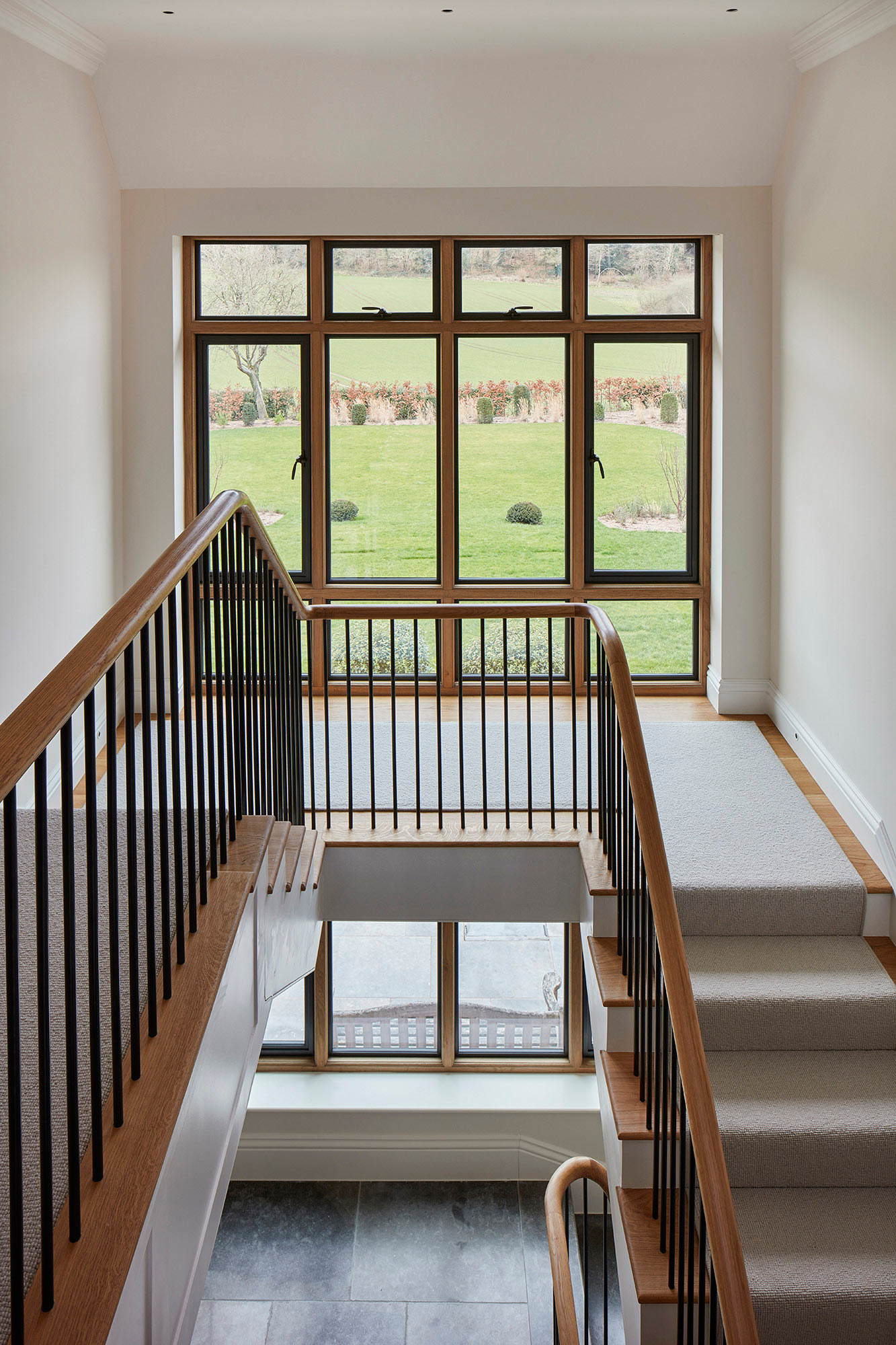 Stairwell - New build by KM Grant Surrey