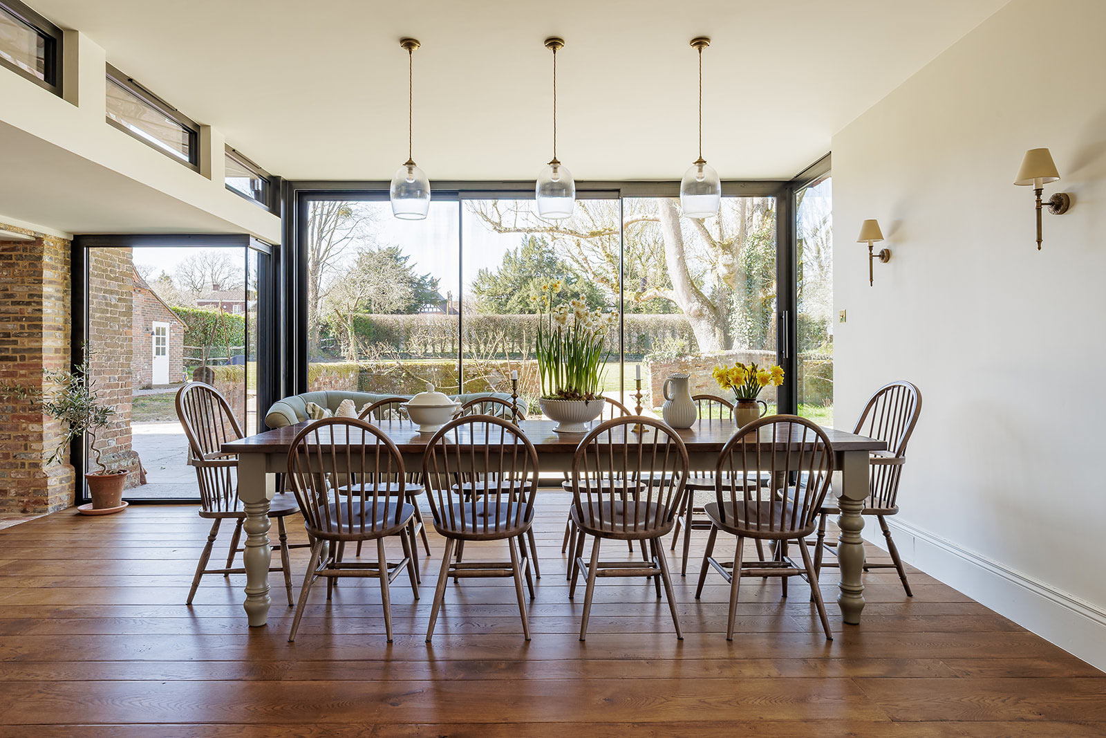 Dining area Grade II Georgian Country House 2025 - KM Grant