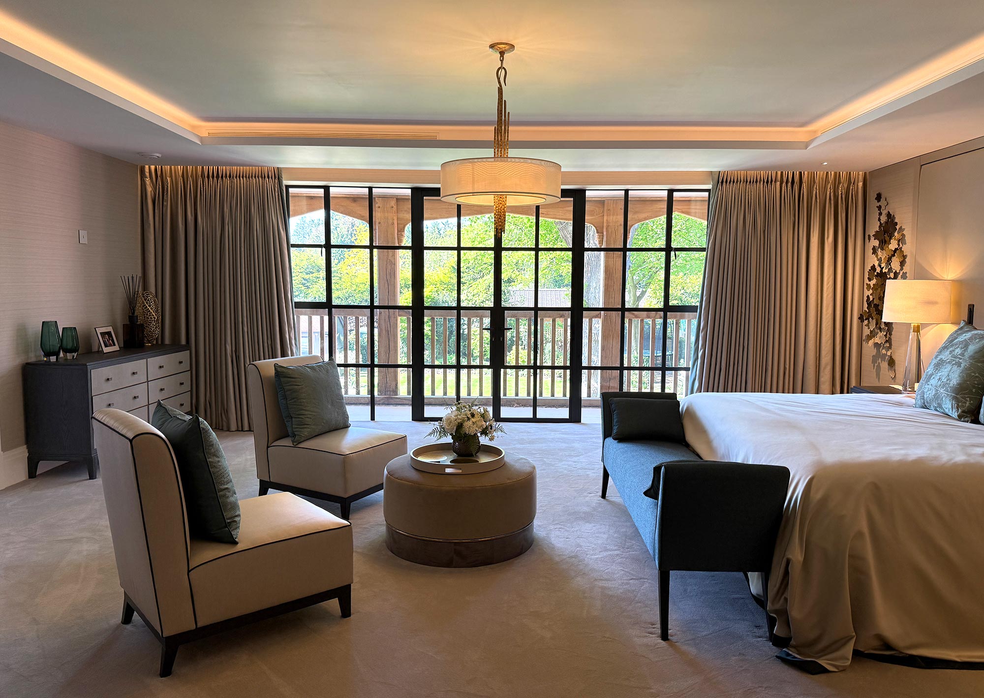 The Corner House bedroom - KM Grant