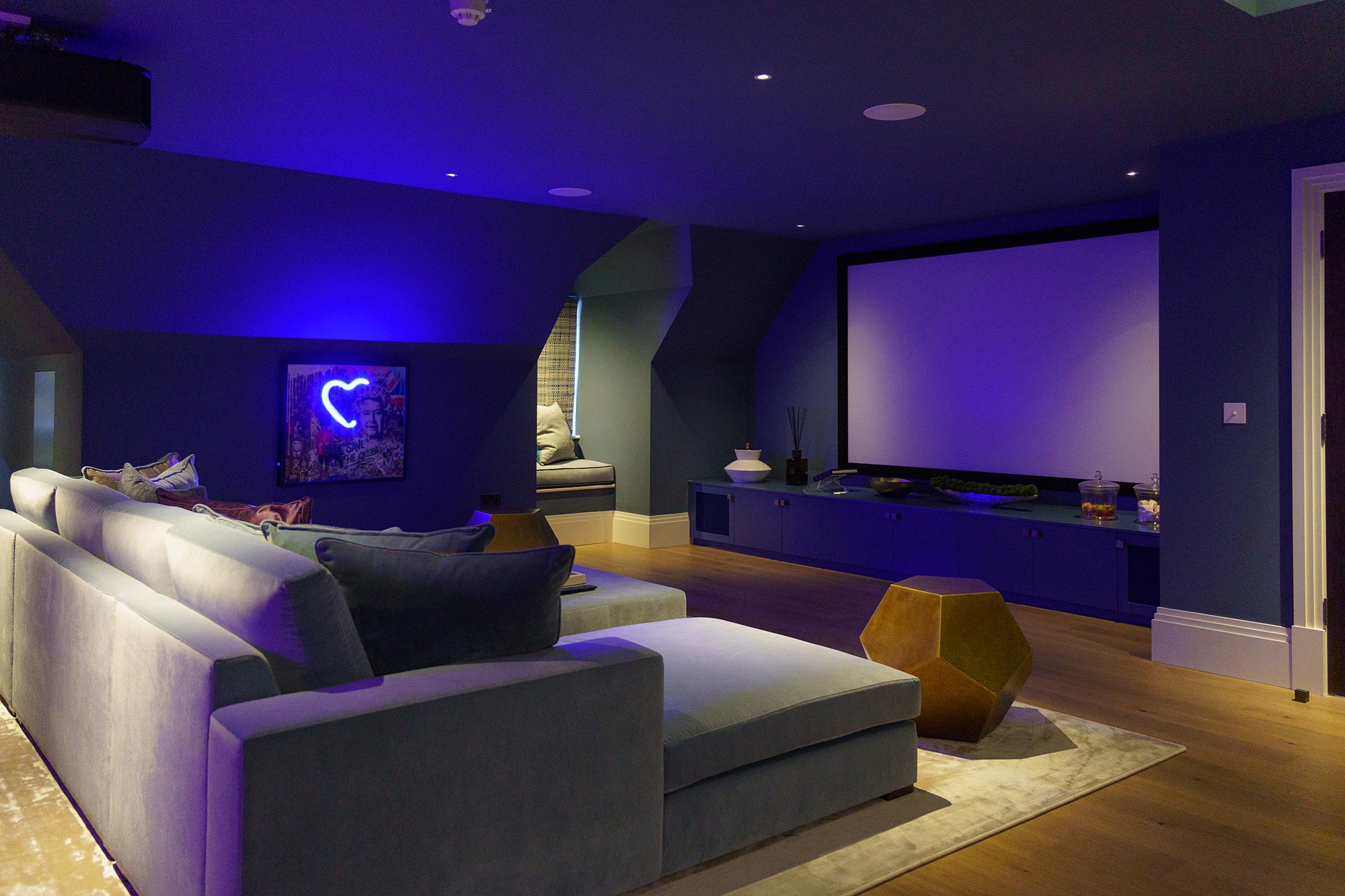 The Corner House cinema room - KM Grant