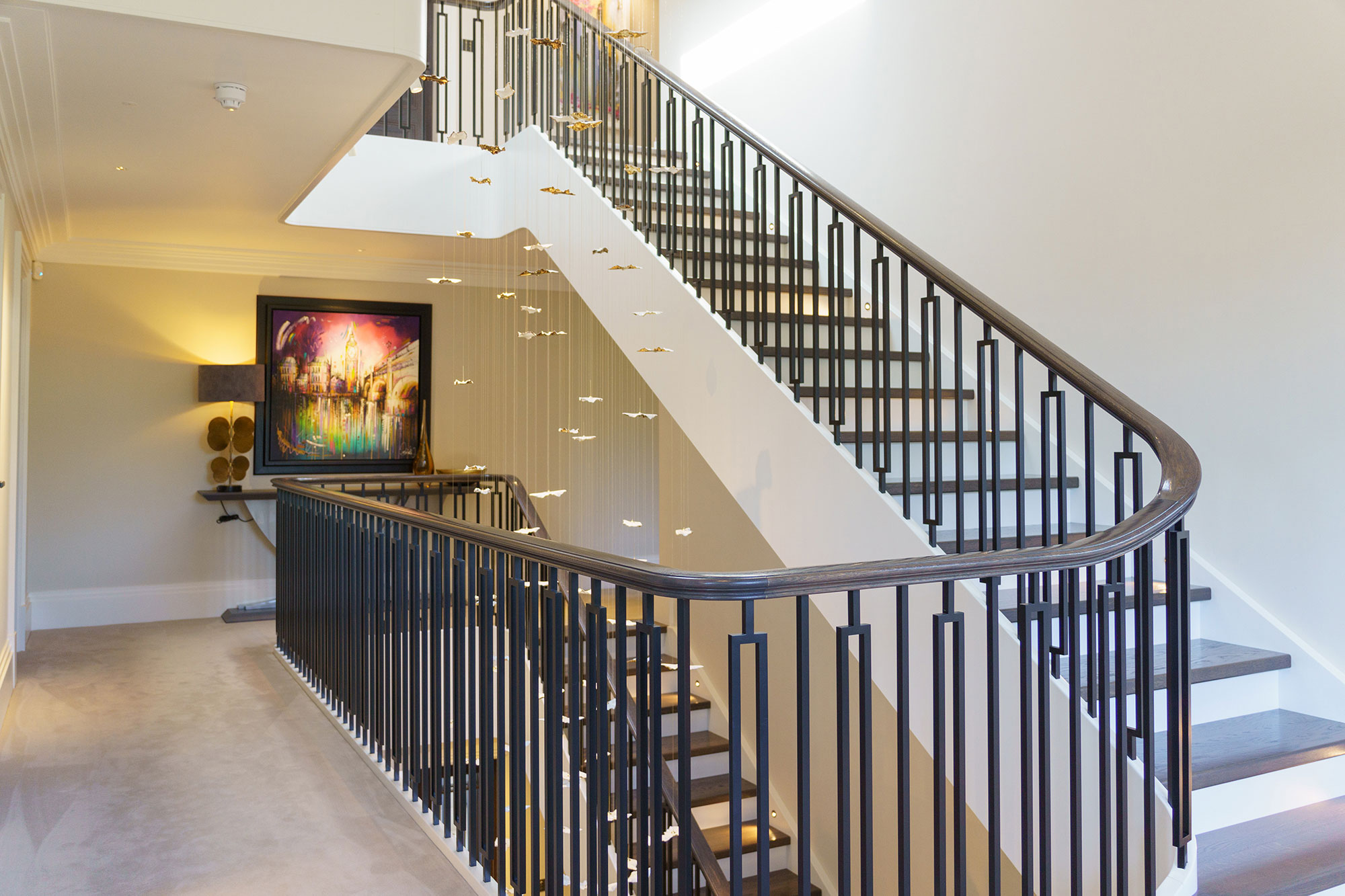 The Corner House stairs and atrium - KM Grant