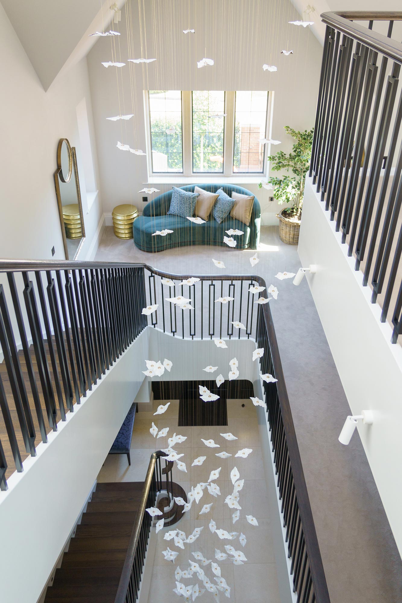 The Corner House stairs and atrium - KM Grant